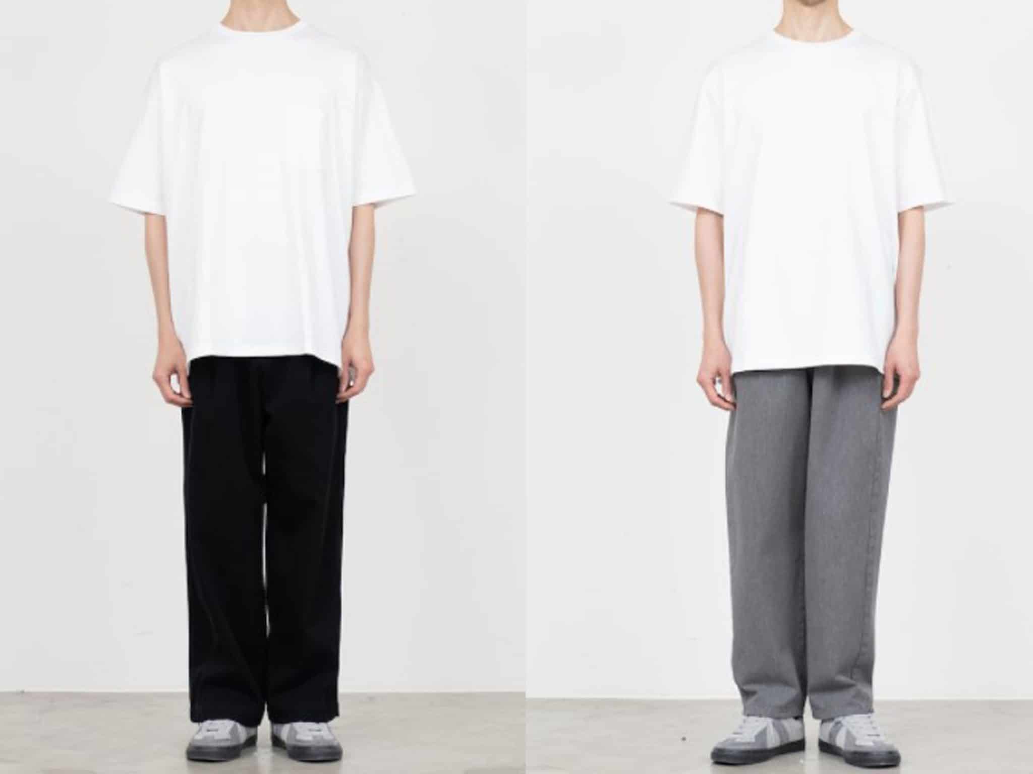 グラフペーパー パックT グレーと白 2枚 - Tシャツ/カットソー(半袖/袖 