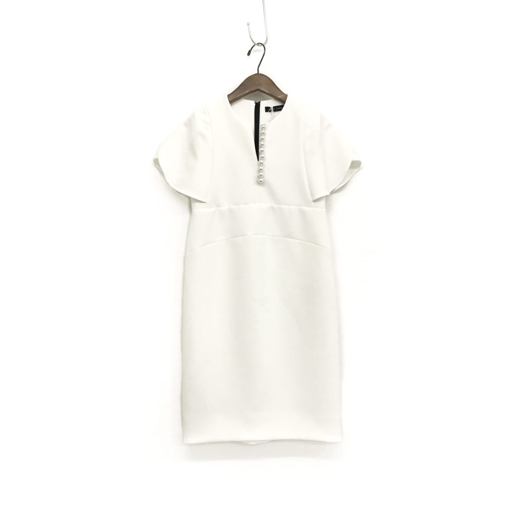 YOKO CHANの代名詞Flared sleeve Pearl Slit line Dress | ブランド服 ...