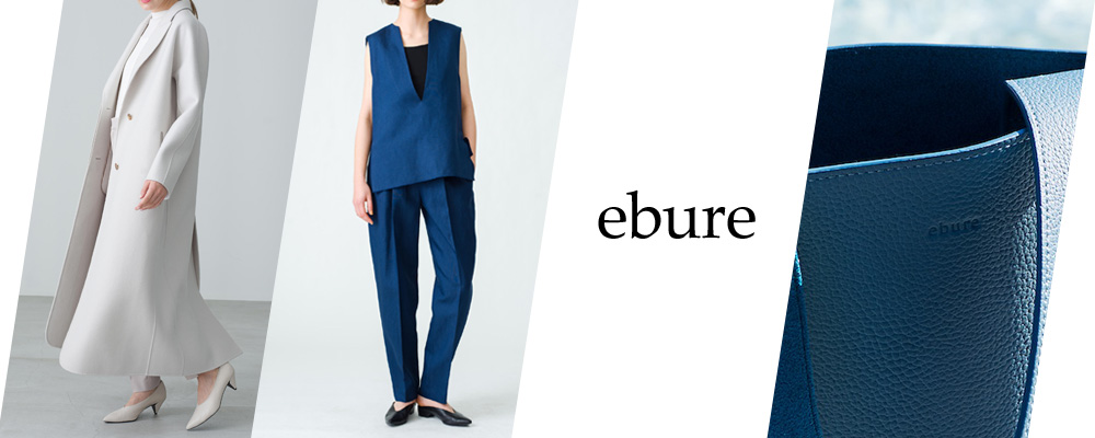 ebure エブール スラックス 紫系 38(M位) 0709125A0045 セール】ツータックカーブスラックス（スラックス）｜feepur