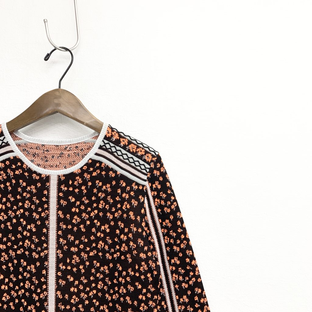 Mame KurogouchiのジャガードワンピースOsmanthus Motif Jacquard 
