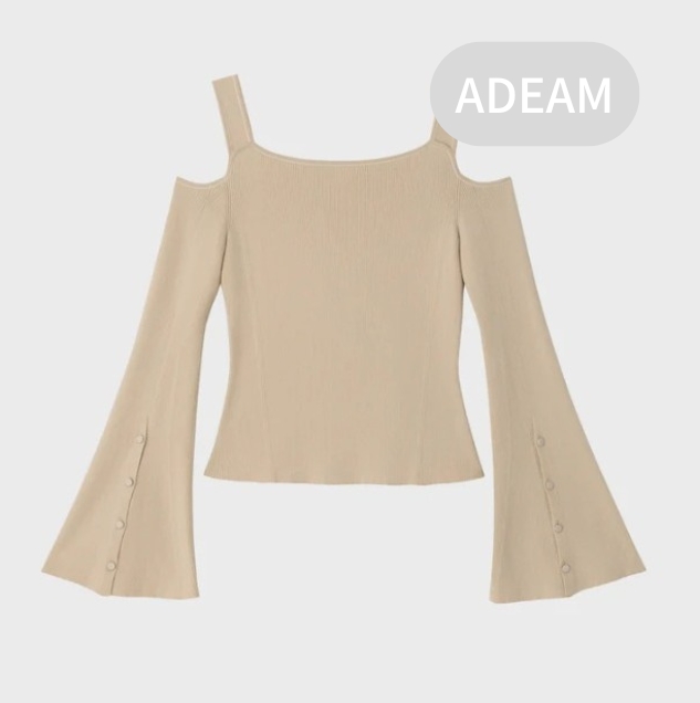 ADEAM 43409 UCHIWAKNIT TOP