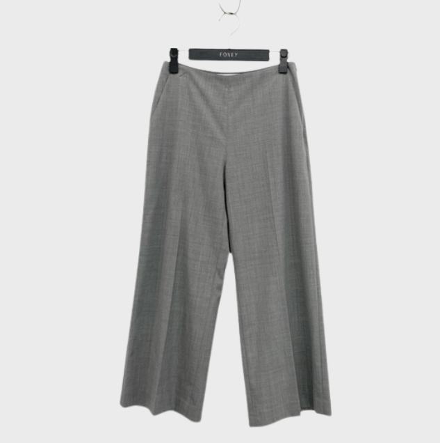 FOXEY NEWYORK フォクシー ワイドパンツ グレー 38 41073-NAPOA
