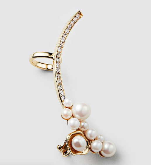 ADEAM fallen-leaves-ear-cuff