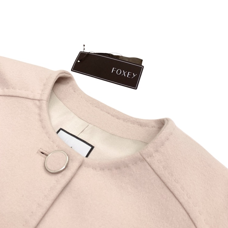 FOXEY フォクシー コートアリアカシミヤミンクファー 43859-ACOE