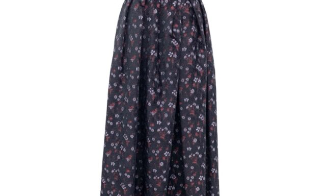 Mame Kurogouchi マメクロゴウチ Floral Jacquard Sheer Short Sleeve